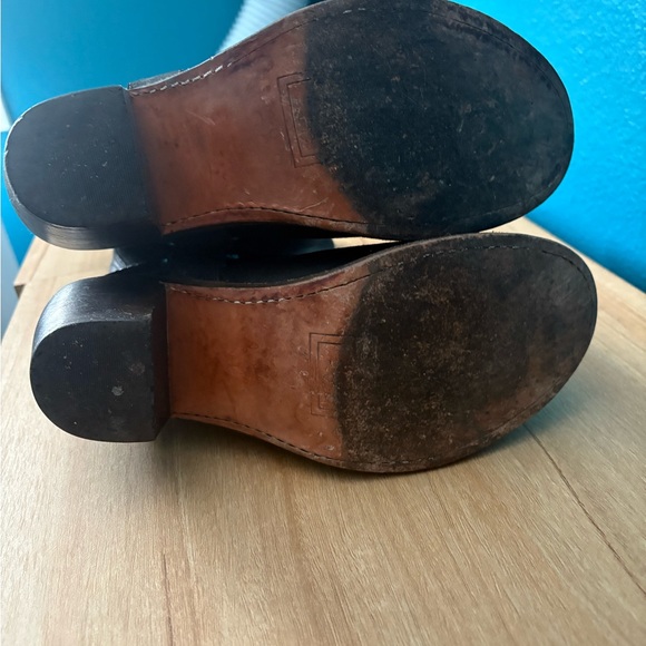 Frye Black Leather Heeled Boots - Picture 8 of 11